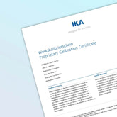 IKA 10006580 CALIBRATION CERTIFICATE ANA-WEBSITE     Â